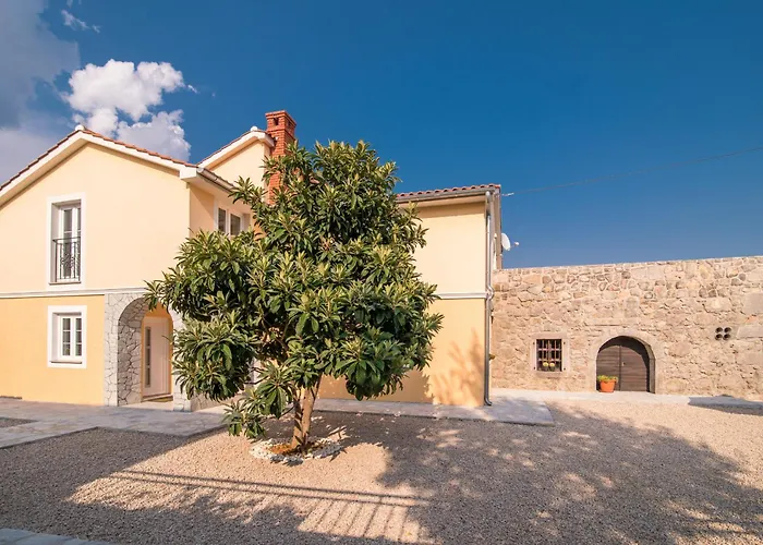 Vilă Luxury And Modern With Pool Near By Traveler Tourist Agency Krk - Id 2138 Vrh (Krk)